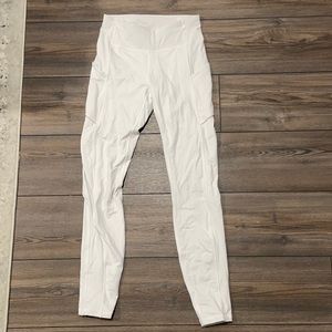white lululemon leggings